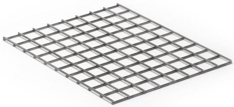 Carbon Steel Welded Wire Mesh - 1 x 1 Square Opening (0.135 Diameter)